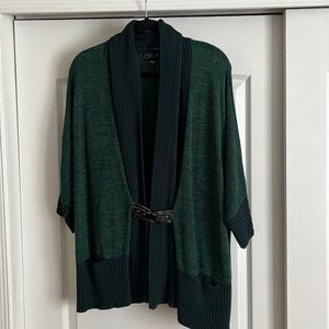 One A 3/4 Sleeve Cardigan Sweater 2X
